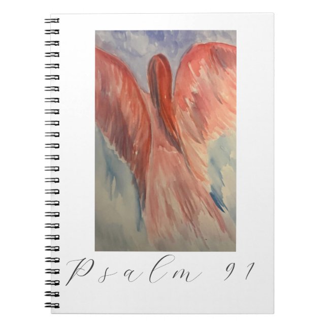Caderno Espiral Notebook Psalm 91 (Frente)