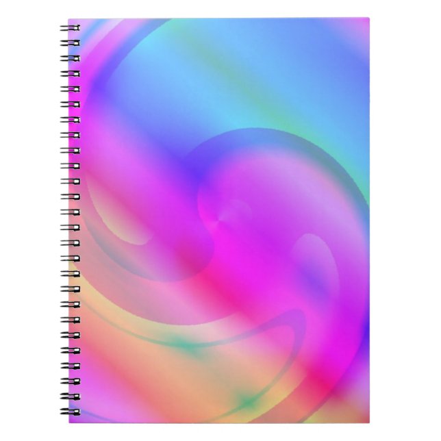 Caderno Espiral Notebook Psicodélico (Frente)