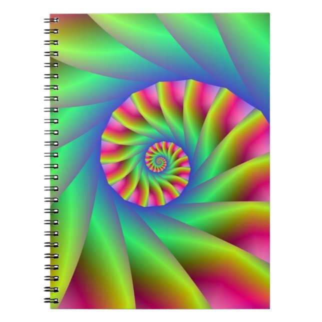 Caderno Espiral Notebook Psychedelic Spirs (Frente)