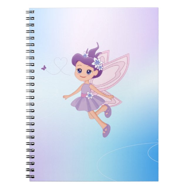 Caderno Espiral Notebook Purple & Light Blue (Frente)