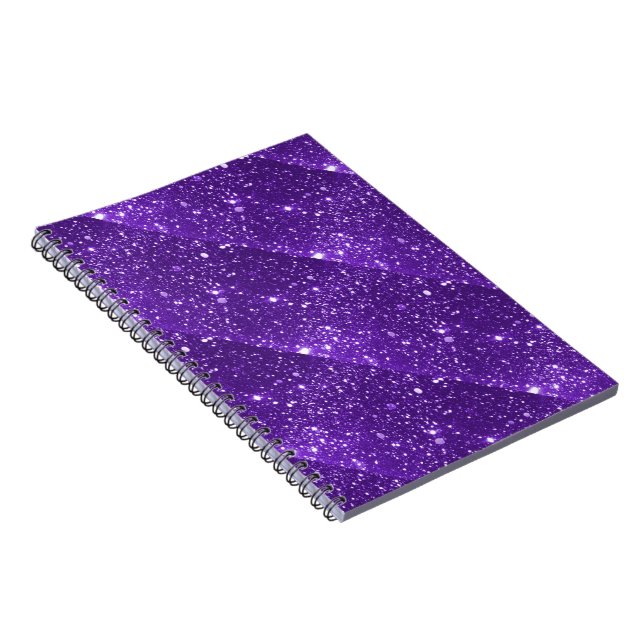 Caderno Espiral Notebook Purple Sparkle (Lado Direito)