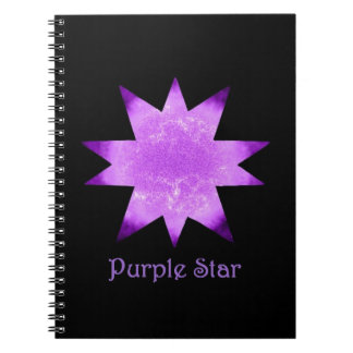 Caderno Espiral Notebook Purple Star Pequeno