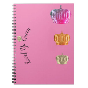Caderno Espiral Notebook Queen de Nível Superior