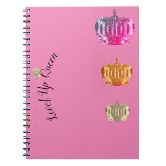 Caderno Espiral Notebook Queen de Nível Superior