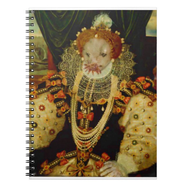 Caderno Espiral Notebook Queen Elizabeth I (Frente)