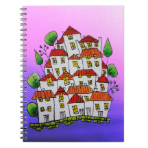 Notebook (rabisco - Whimsical desenhado à mão)