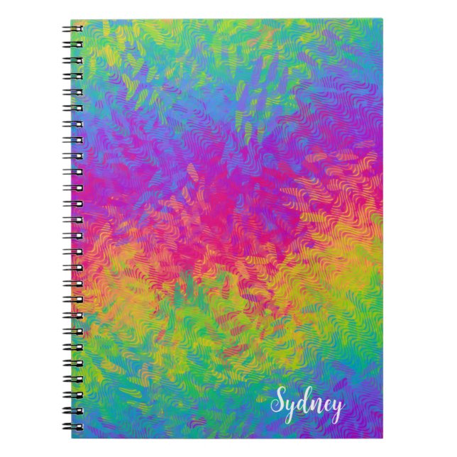 Caderno Espiral Notebook Rainbow Spiral Photo (Frente)