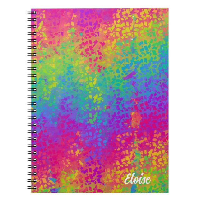 Caderno Espiral Notebook Rainbow Spiral Photo (Frente)
