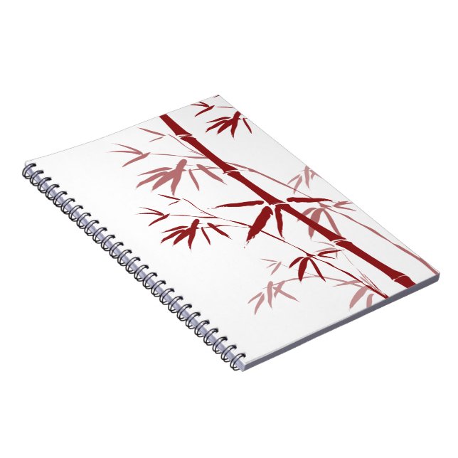 Caderno Espiral Notebook Red Bamboo (Lado Direito)