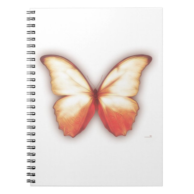 Caderno Espiral Notebook Red Butterfly (Frente)