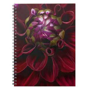 Caderno Espiral Notebook Red Dahlia Spiral