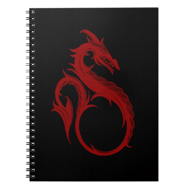 Caderno Espiral Notebook Red Dragon Apalala (Frente)