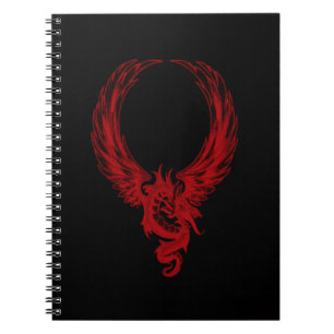 Caderno Espiral Notebook Red Dragon Ryuu