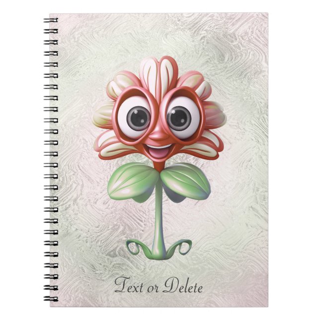Caderno Espiral Notebook Red Flower (Frente)