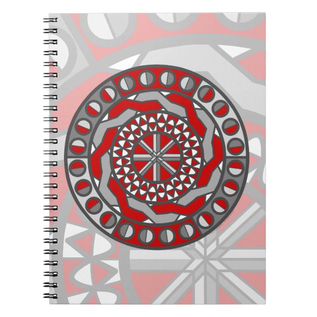 Caderno Espiral Notebook Red Machinery (Frente)