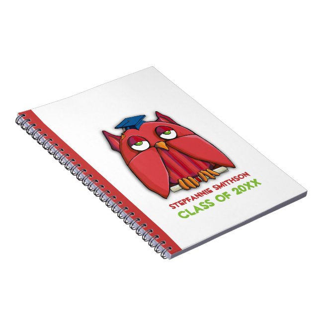 Caderno Espiral Notebook Red Owl Formando (Lado Direito)