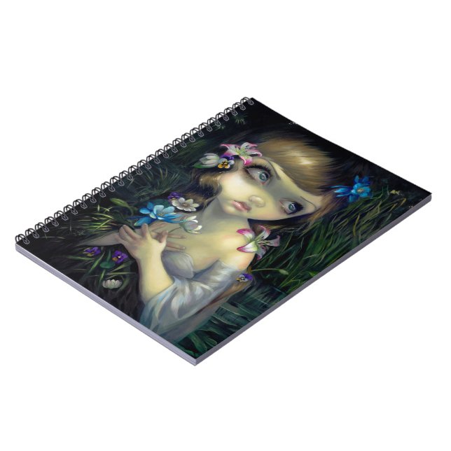 Caderno Espiral Notebook "Retrato de Ofelia" (Left Side)