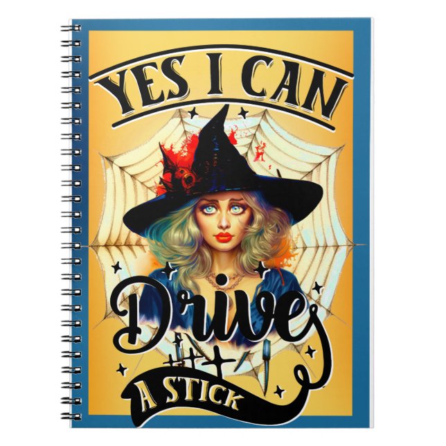 Caderno Espiral Notebook Retro Halloween (Frente)