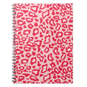 Caderno Espiral Notebook Retro Red Leopard