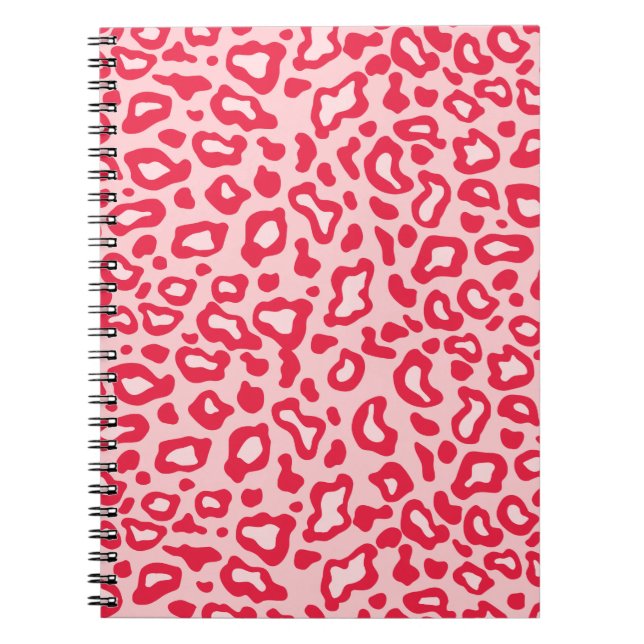 Caderno Espiral Notebook Retro Red Leopard (Frente)