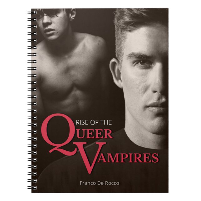 Caderno Espiral Notebook "Rise of the Queer Vampire" (Frente)