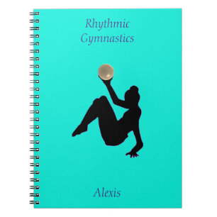 Caderno Espiral Notebook Ritmical Gymnastics Ball Routine
