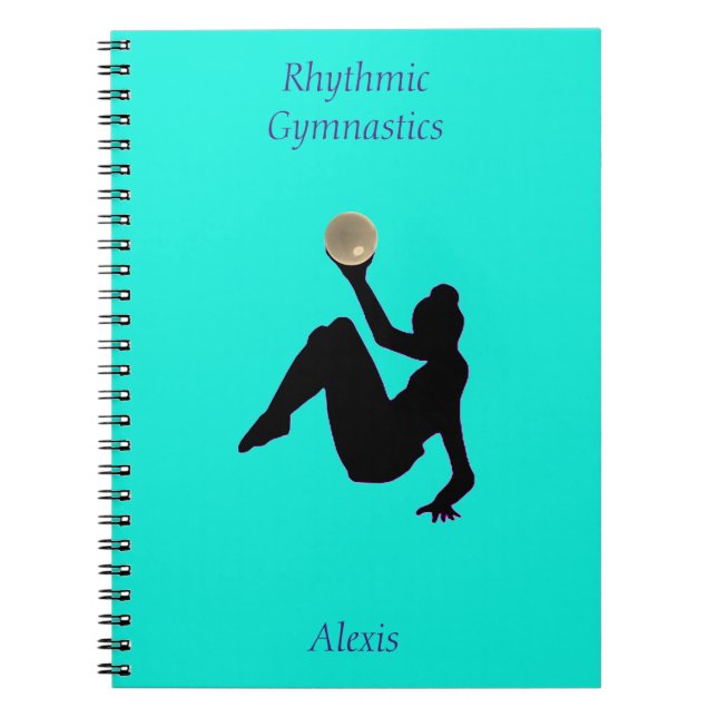 Caderno Espiral Notebook Ritmical Gymnastics Ball Routine (Frente)