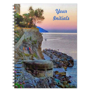 Caderno Espiral Notebook Riviera Italiano Personalizável