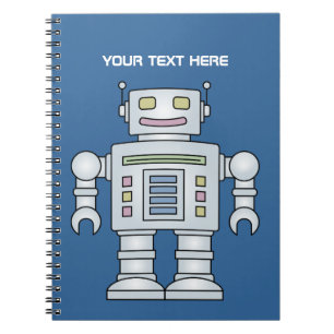 Caderno Espiral Notebook Robô legal Material escolar para crian