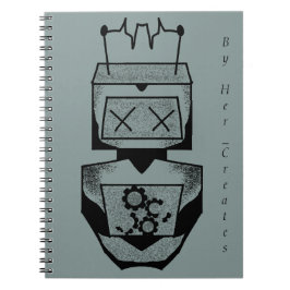 Caderno Espiral Notebook Robot