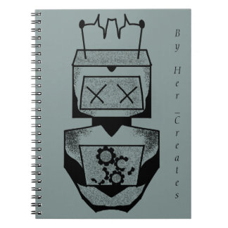 Caderno Espiral Notebook Robot