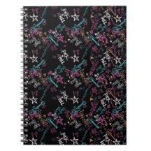 Notebook Rock and Roll Spiral