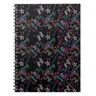 Caderno Espiral Notebook Rock and Roll Spiral