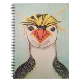 Caderno Espiral Notebook Rock Hopper Penguin
