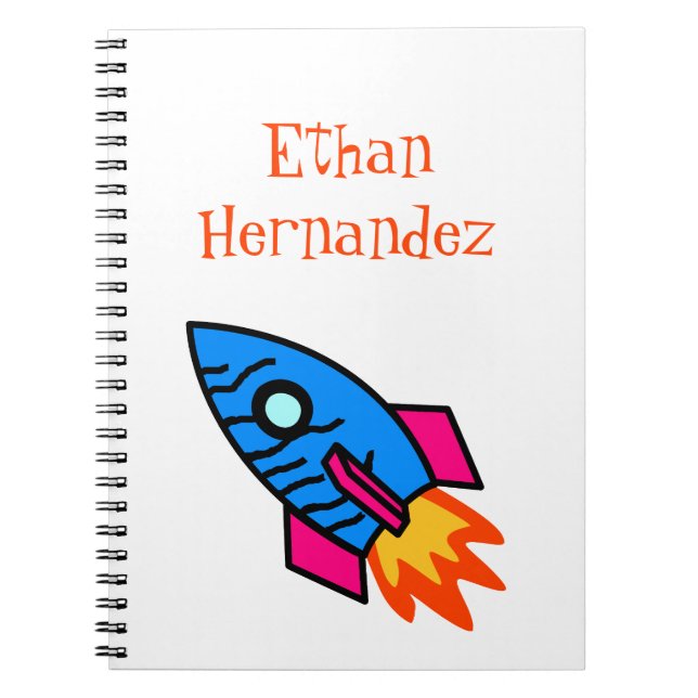 Caderno Espiral Notebook Rocket (Frente)