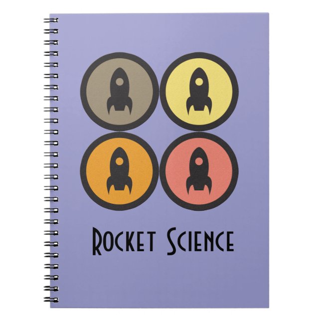 Caderno Espiral Notebook Rocket Science (Frente)
