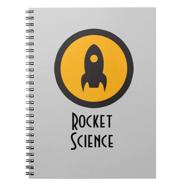 Caderno Espiral Notebook Rocket Science (Frente)