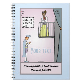 Caderno Espiral Notebook Romeu e Julieta 2.0 Espiral