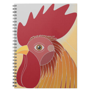Caderno Espiral Notebook Rooster