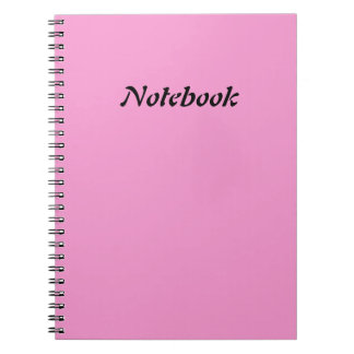 Caderno Espiral notebook rosa