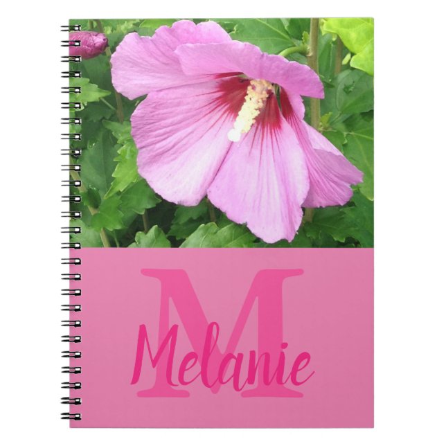 Caderno Espiral Notebook Rosa bonito De Sharon Photo Monographic (Frente)