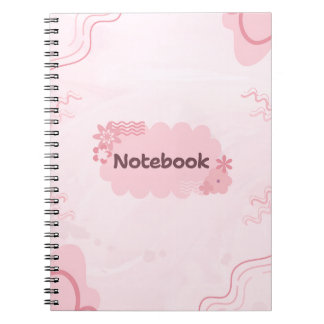 Caderno Espiral Notebook rosa-claro