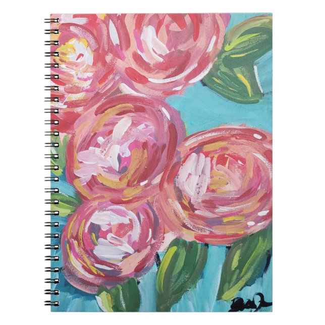 Caderno Espiral Notebook Rosa Design (Frente)