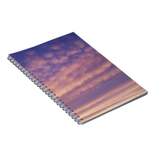 Caderno Espiral Notebook rosa e roxo (Lado Direito)