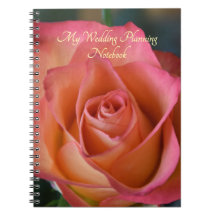 Notebook Rosa Rosa Rosa Rosa Floral Personalizável