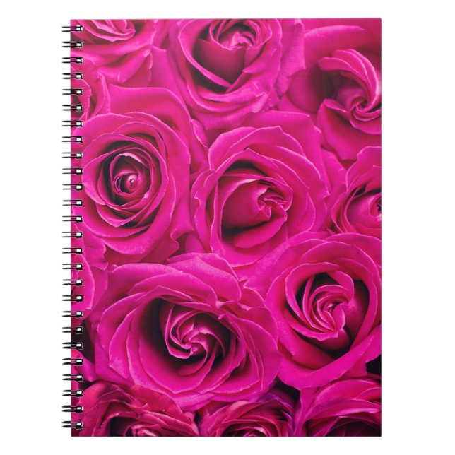 Caderno Espiral Notebook Rosa Rosado (Frente)