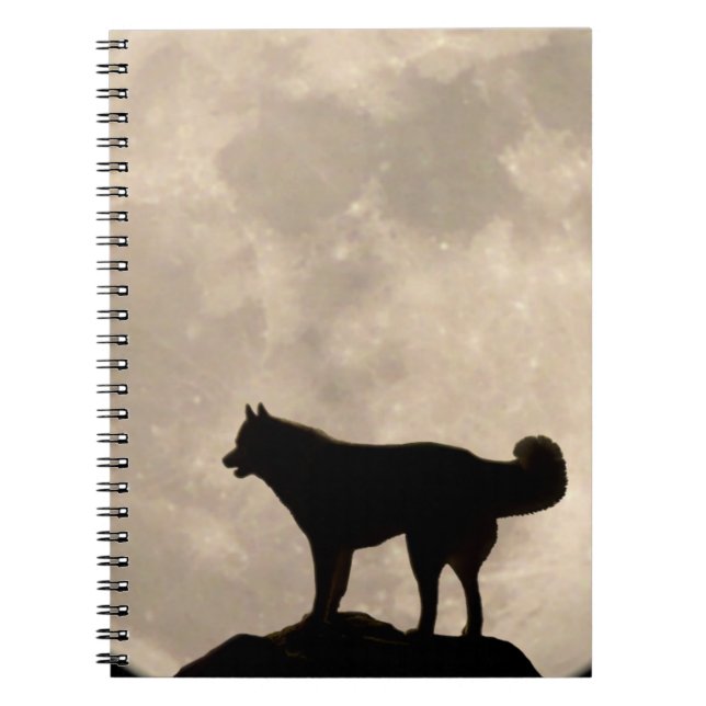 Caderno Espiral Notebook Rouco Siberian Husky Gifts & Books (Frente)