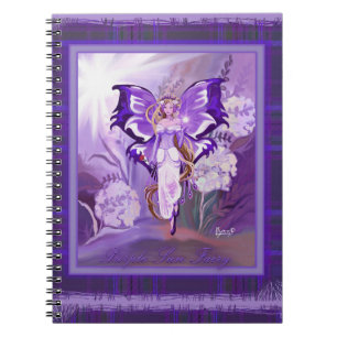 Caderno Espiral Notebook Roxo Sun Fairy