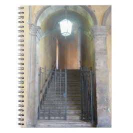 Caderno Espiral Notebook Rustic Italiana Staircase Photo Spiral