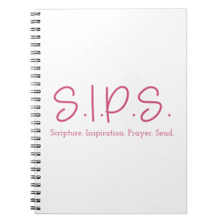 Caderno Espiral Notebook S.I.P.S. - Rosa